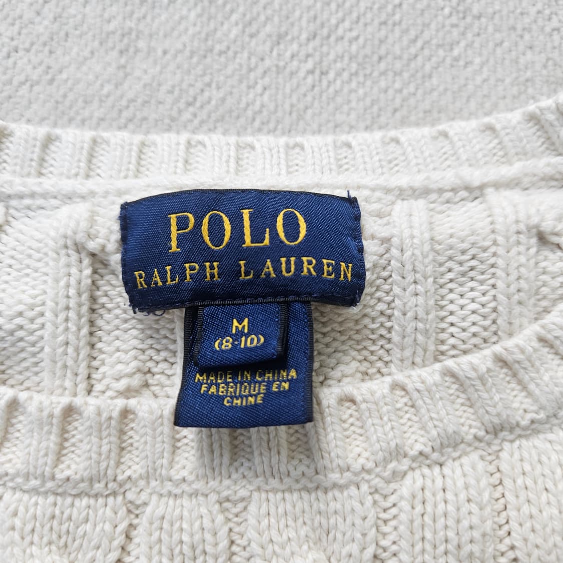 M 폴로랄프로렌 키즈 케이블 니트 0408Y 상품이미지3