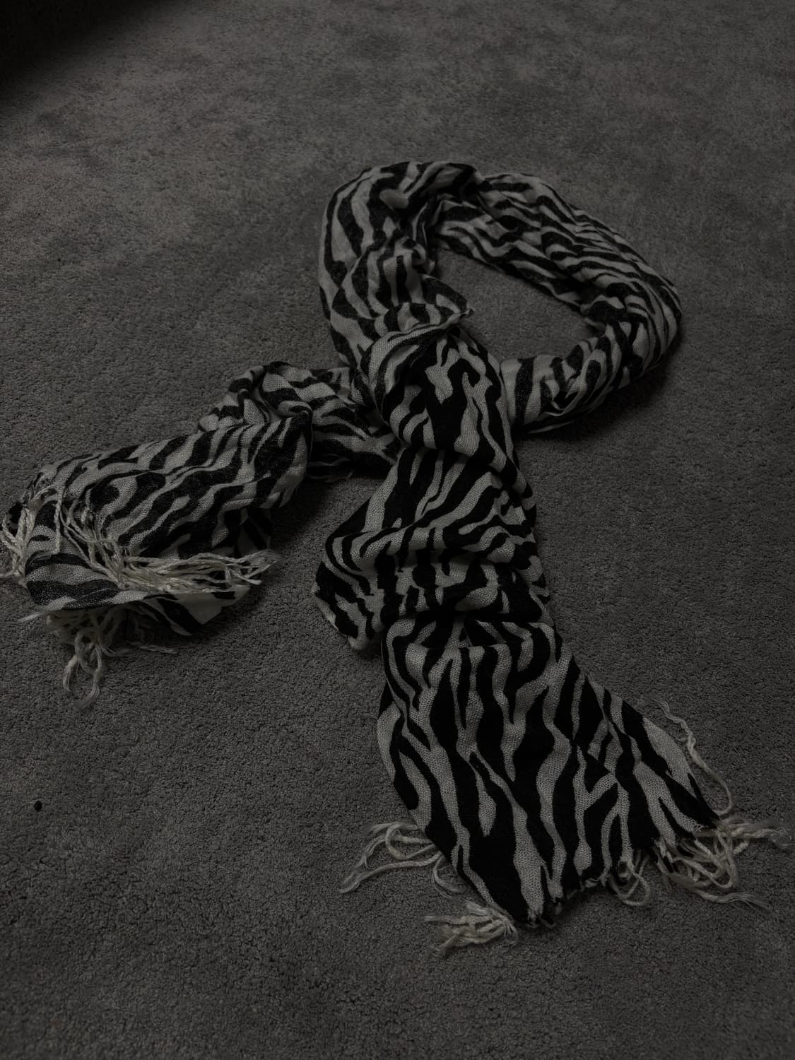 Vintage punk grunge mood leopard scarf 상품이미지2