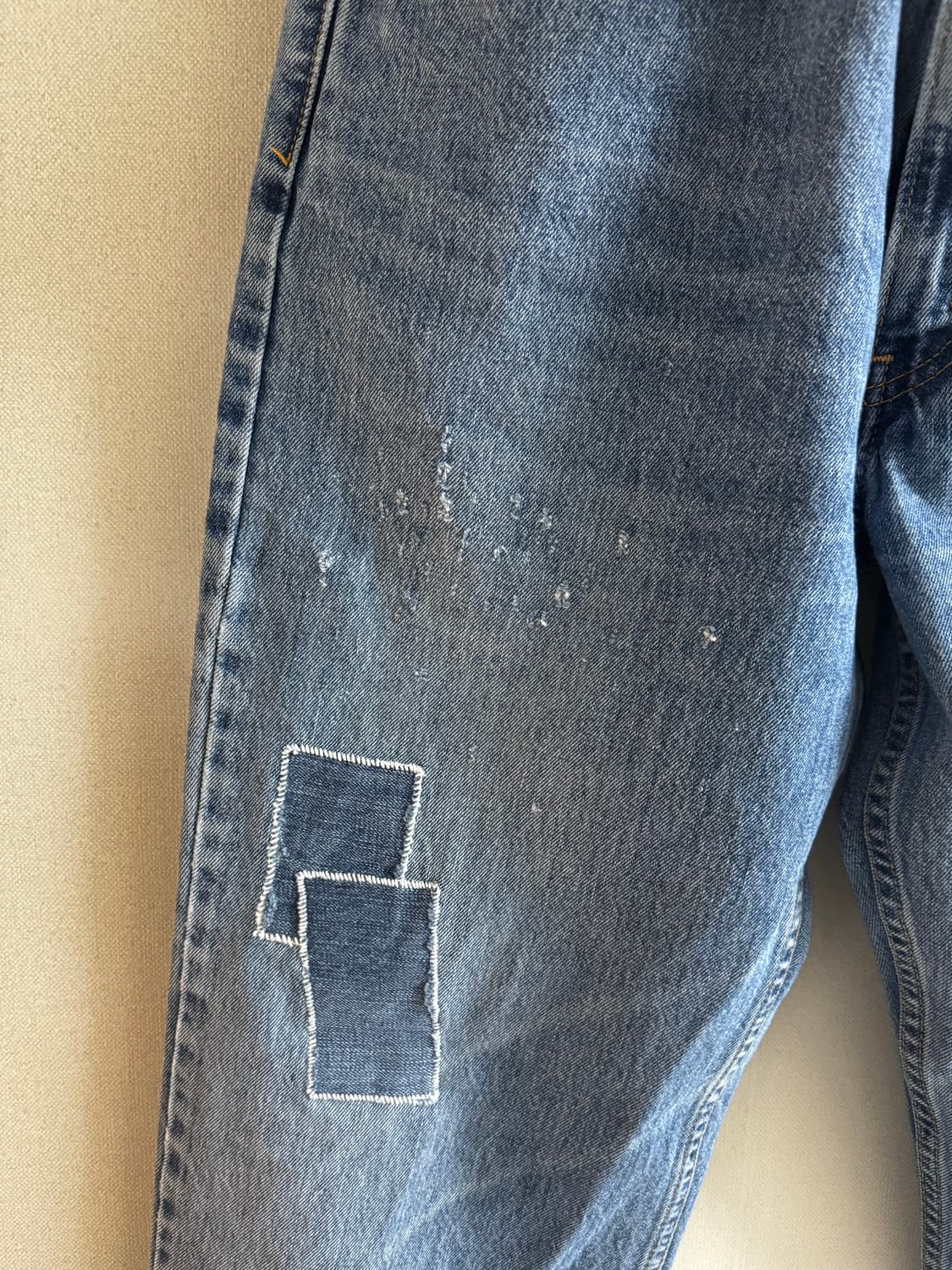 LEVIS 리바이스 워싱 데님 진 34 550 상품이미지4