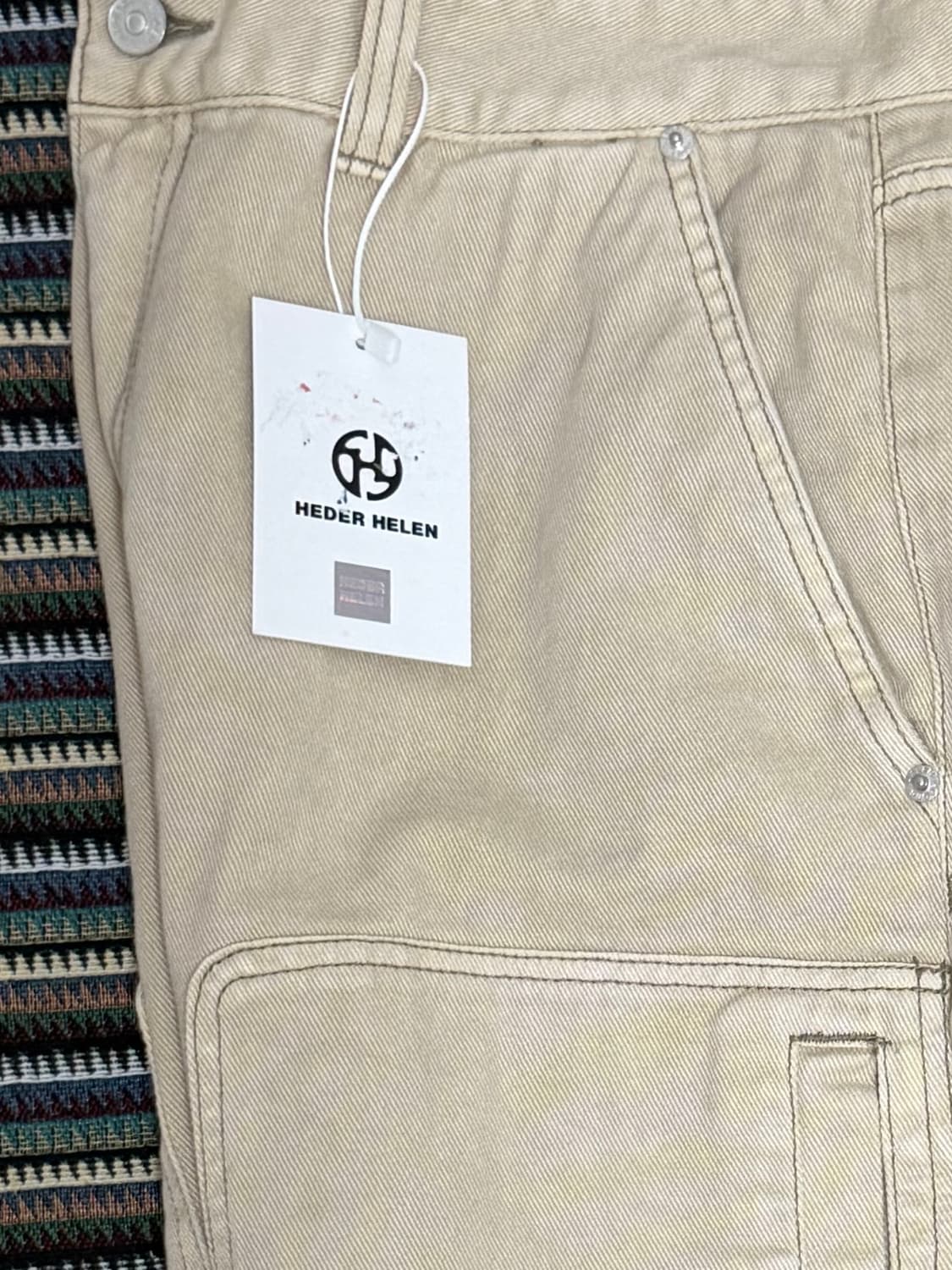 REPAIR CARGO BEIGE GARMENT PANTS (새상품) 상품이미지4