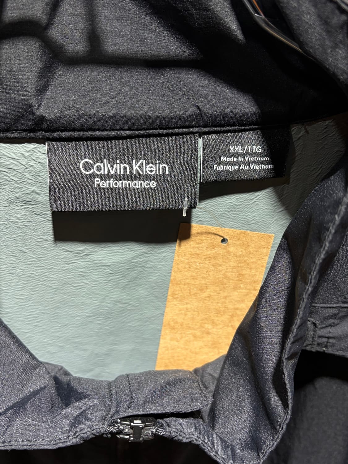 XXL 캘빈클라인 퍼포먼스 실버로고 후드 바람막이 상품이미지6