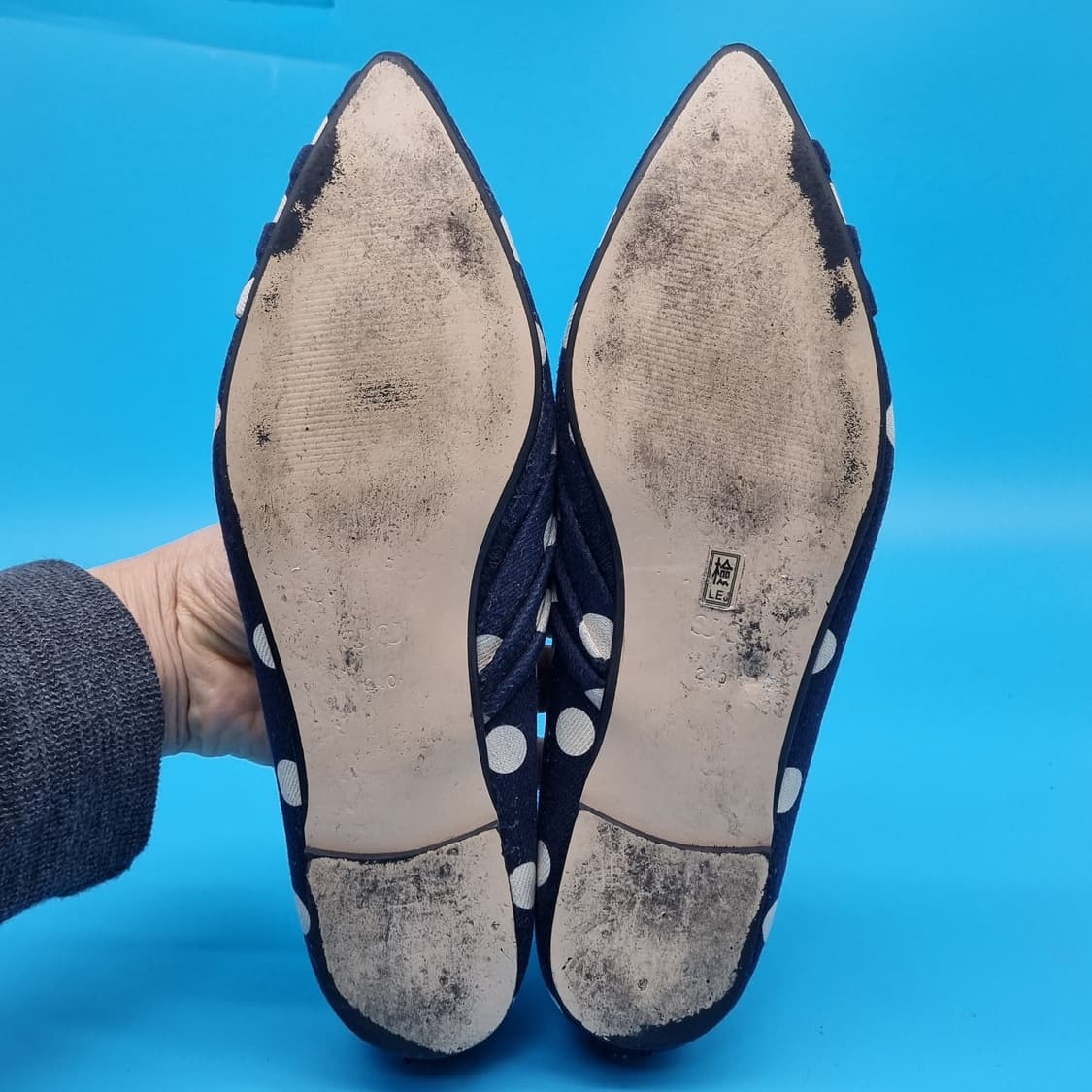 h SJSJ 도트 여성플랫슈즈 240 상품이미지3