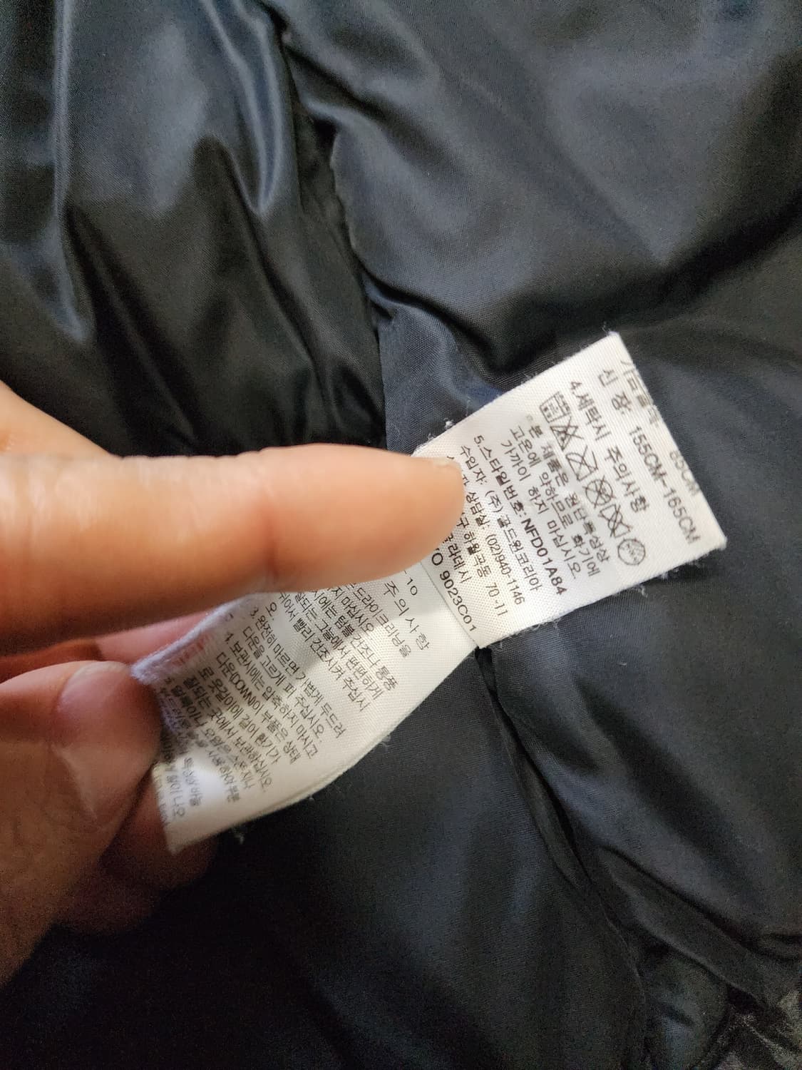 여성 노스페이스700 패딩 조끼  m사이즈  상품이미지6