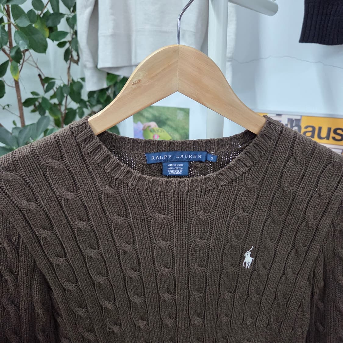 랄프로렌 우먼 케이블 니트 S 상품이미지2