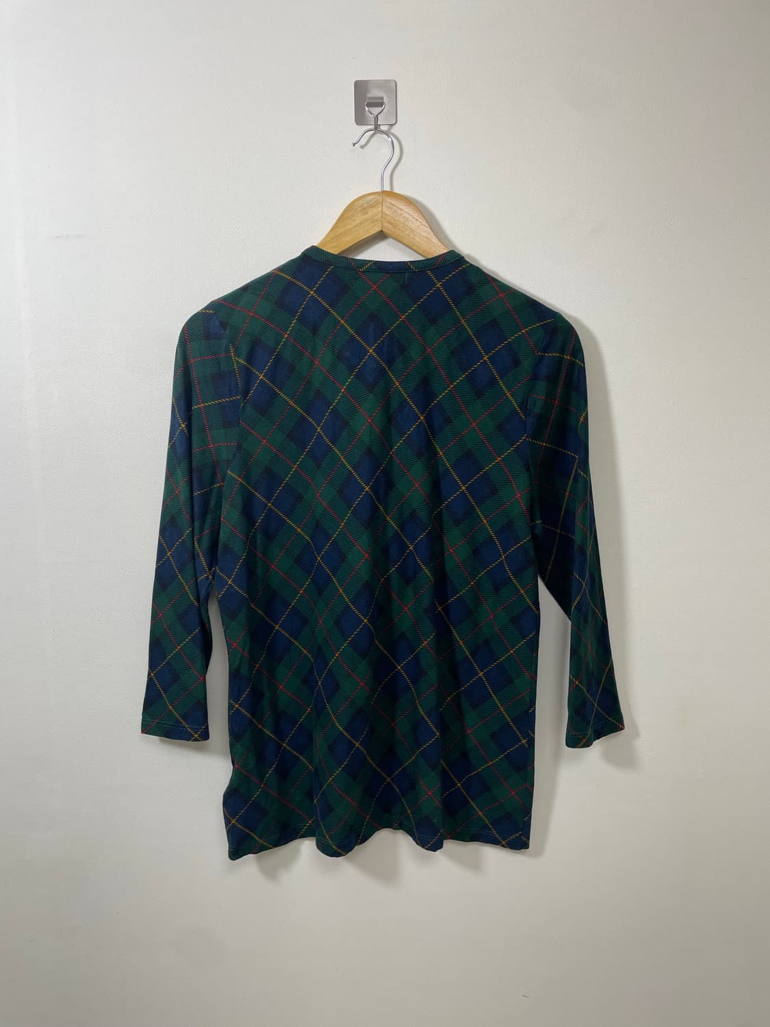 폴로Polo 아가일 패턴 프릴 티셔츠 XL - T1  상품이미지2