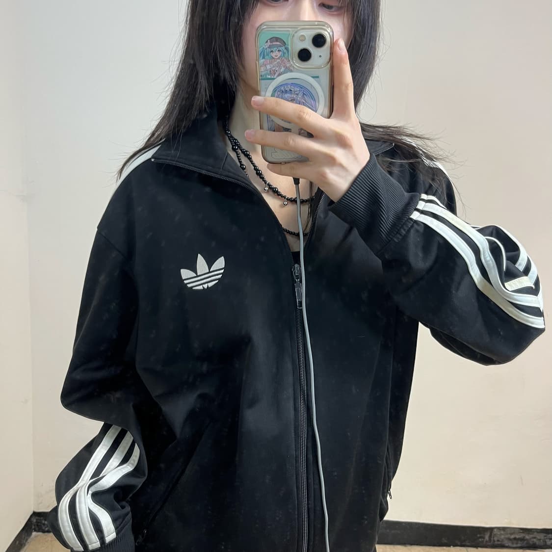 Adidas black Firebird jersey 상품이미지3