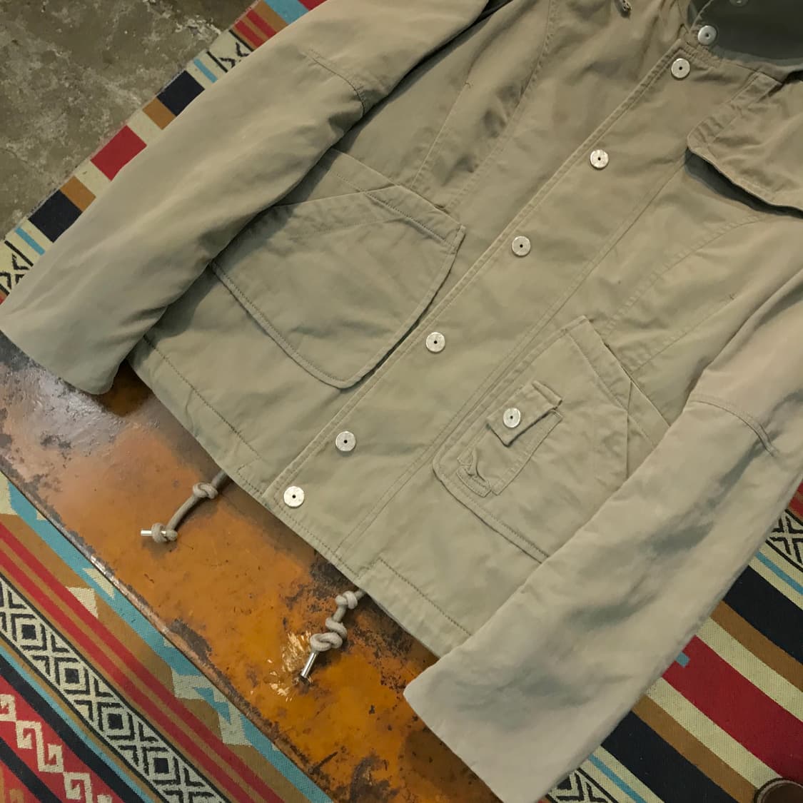 디젤 그레이카키 지퍼 디테일 야상 점퍼 여성 55 66 사이즈  상품이미지3