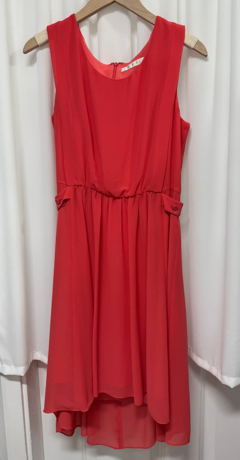 CC콜렉트 코랄 쉬폰 원피스 상품이미지3