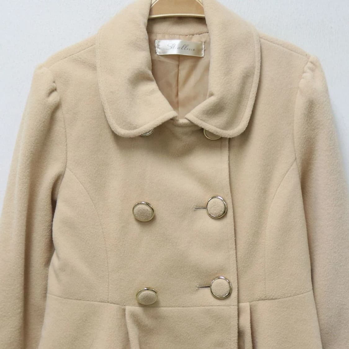 SHELLNA 오네갸루 더플 프릴 코트 63623 상품이미지3