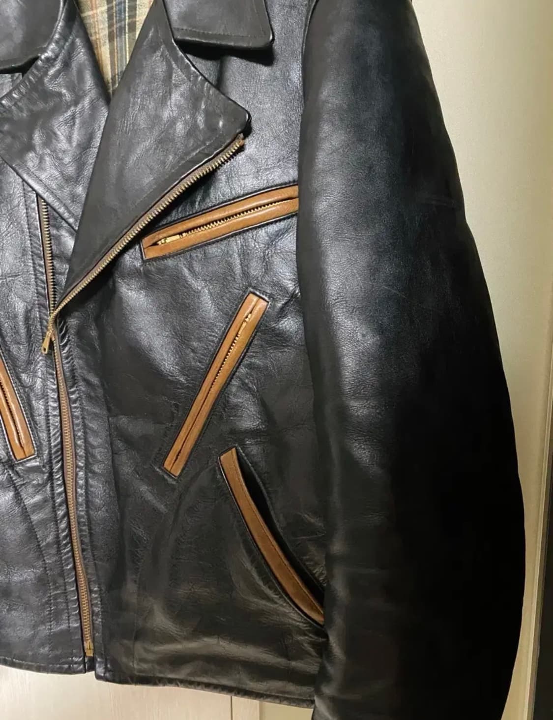 더블알엘 Rrl 리미티드 홀스하이드 가죽 레더자켓 m 상품이미지3