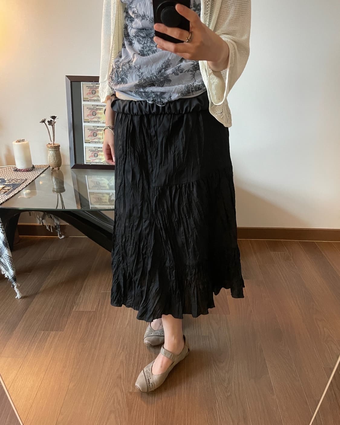 wrinkle skirt 상품이미지5