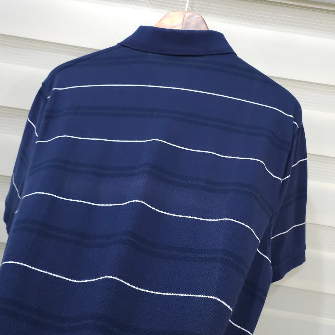 90s 폴로랄프로렌 스트라이프 반팔 카라티- L 상품이미지7