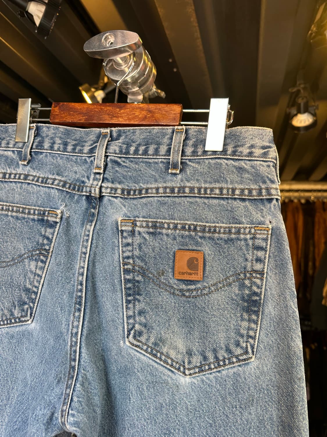 칼하트 릴렉스핏 페인팅 데님 팬츠 32x30 상품이미지8