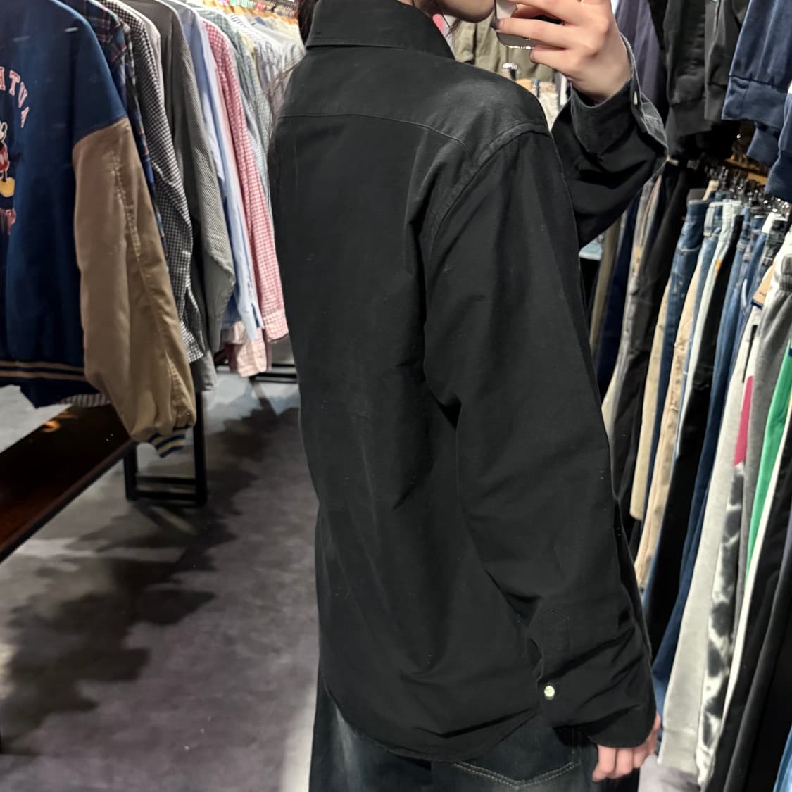 [IM] Carhartt 칼하트 긴팔 셔츠 블랙 상품이미지5