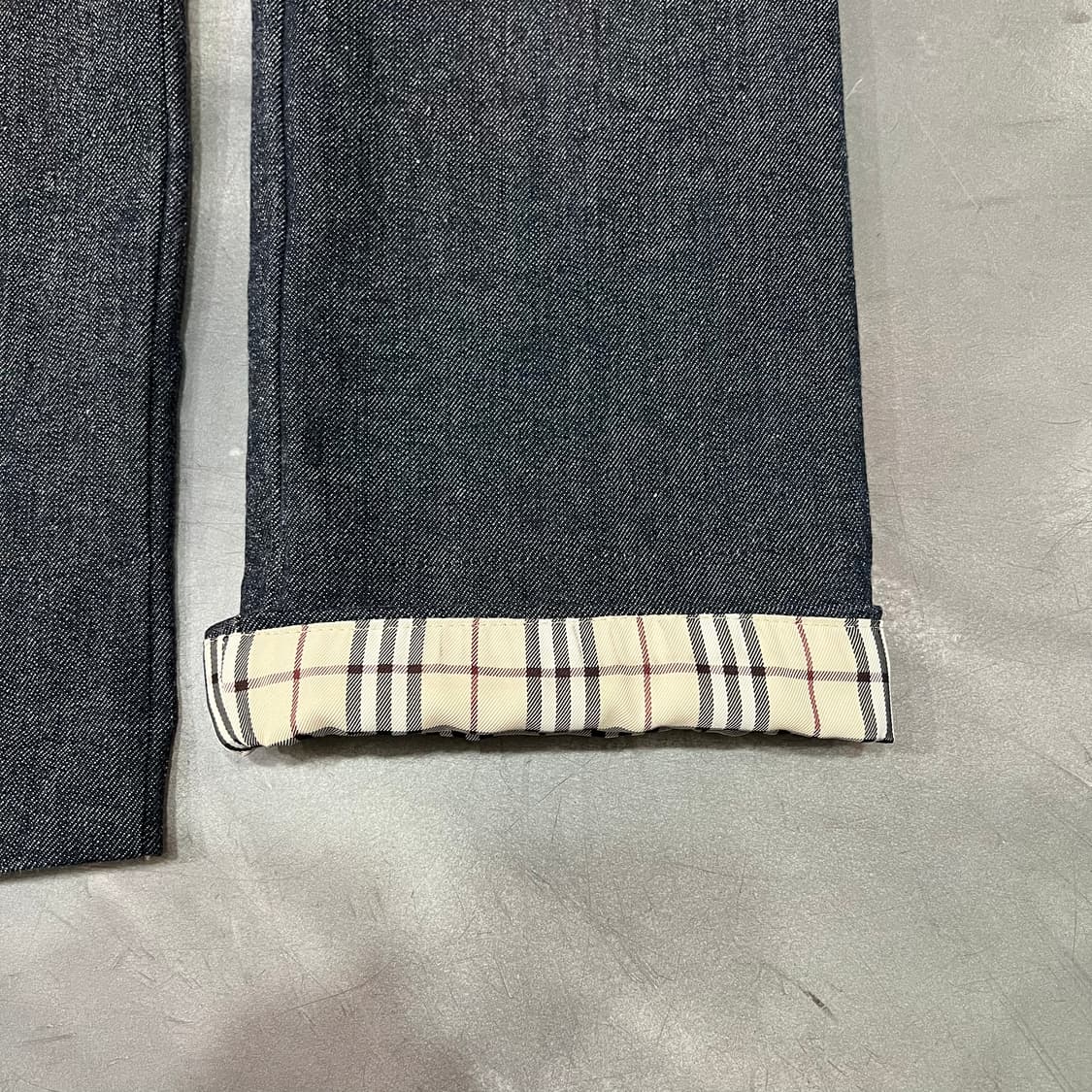  버버리 체크 데님 팬츠 +명품감정서 y14477 상품이미지4