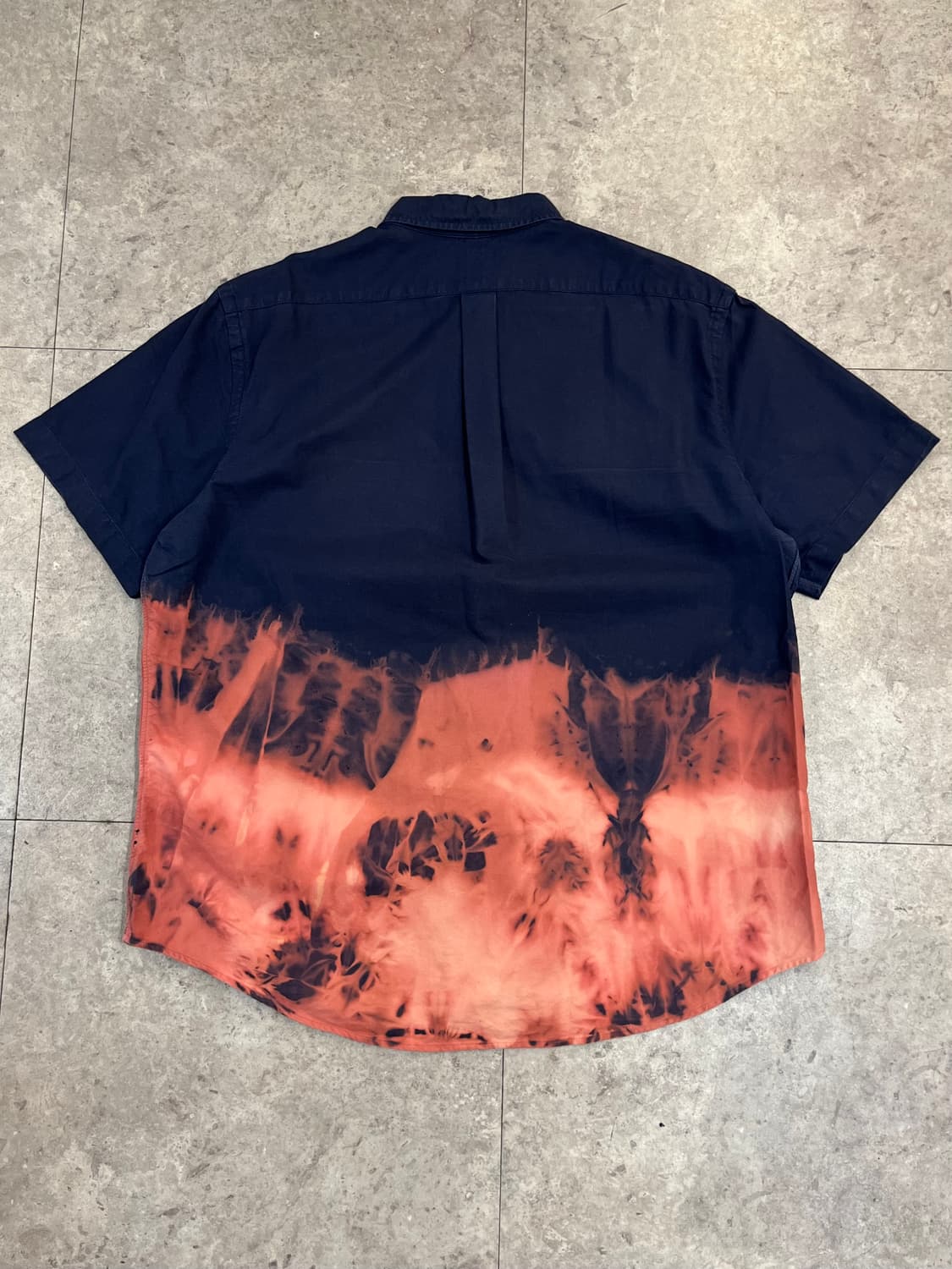 폴로 랄프로렌 타이다이 반팔 셔츠 네이비 XL #csz3716 상품이미지8