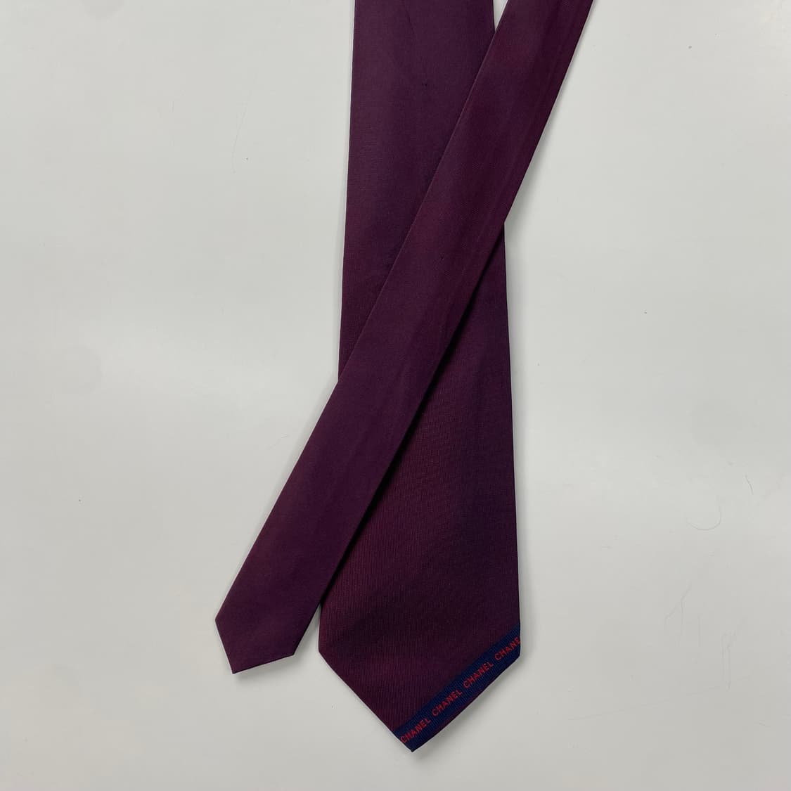 샤넬(CHANEL) 영문로고 명품 정품 넥타이 상품이미지2
