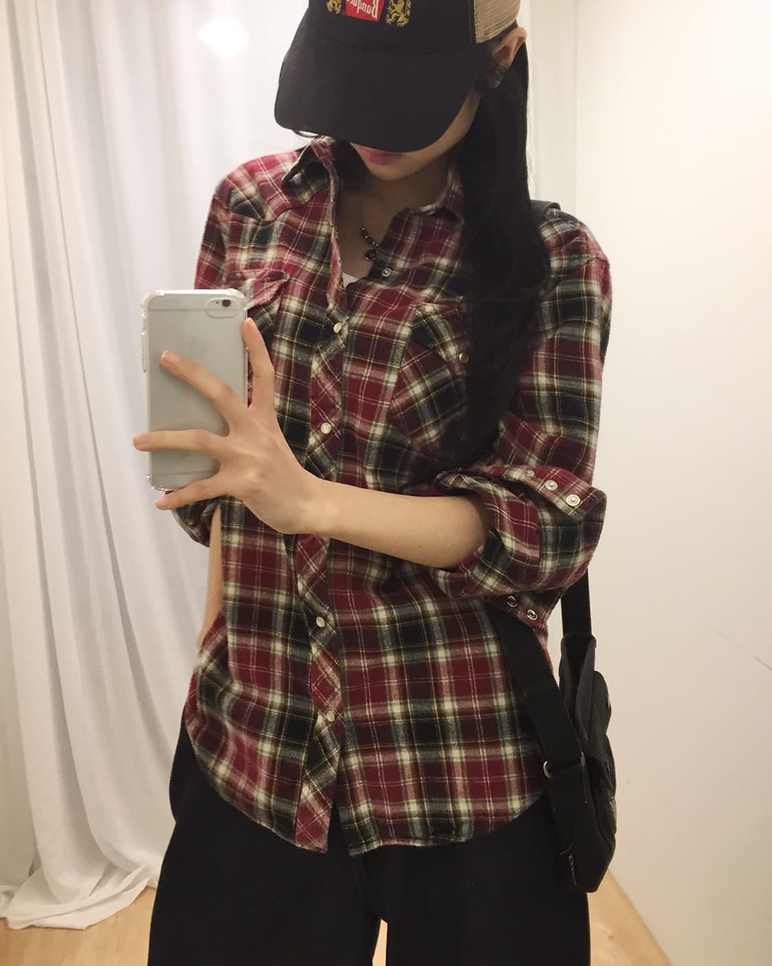 Women Wrangler Check Shirt 100 상품이미지1