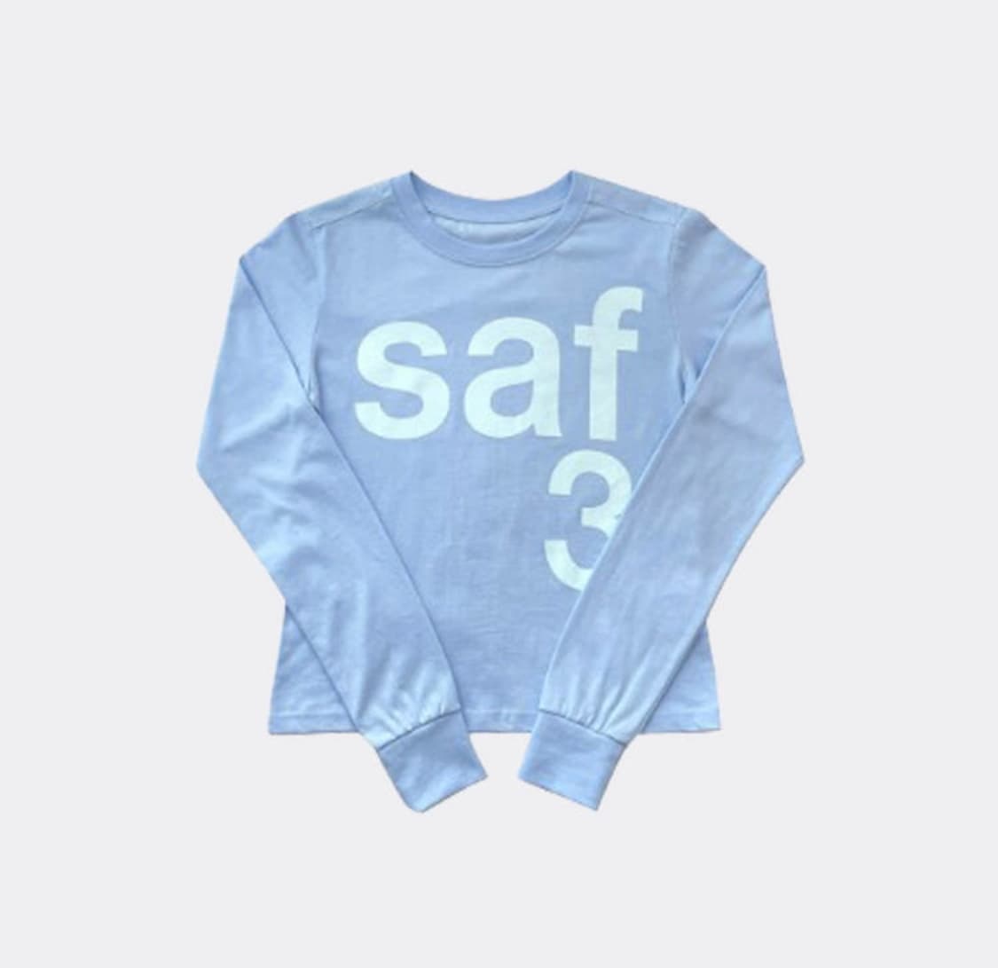 사파리스팟 1/2 베이직 롱슬리브 스카이(2) 상품이미지1