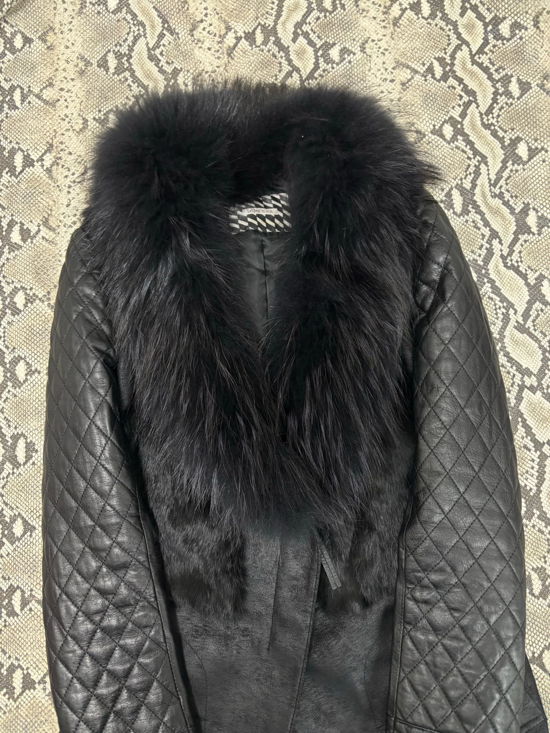 [VKEI]Raccoon Fur Trimming Shadow Washed 상품이미지8