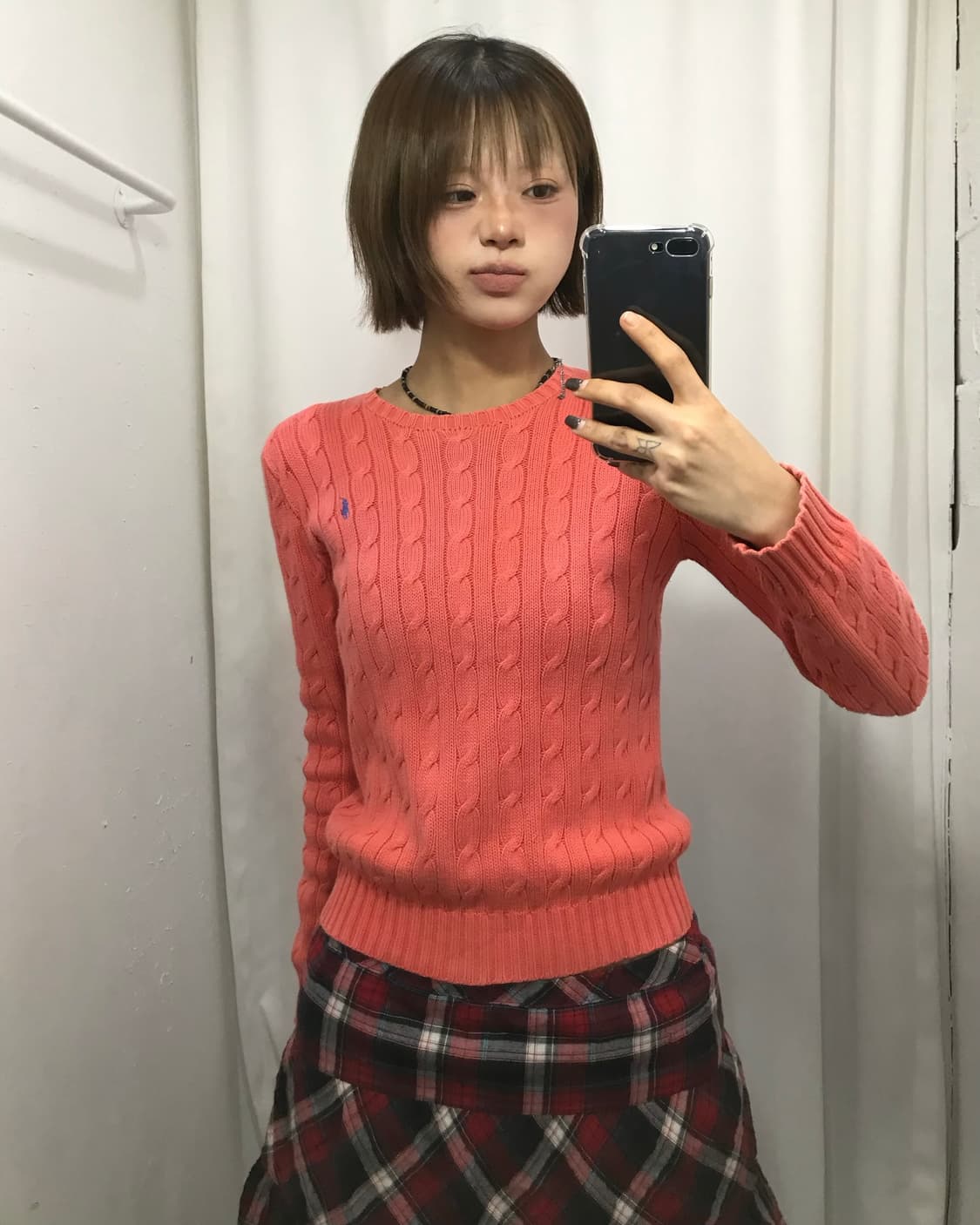 🍊폴로 랄프로렌 오렌지 케이플 니트 🍊 상품이미지1