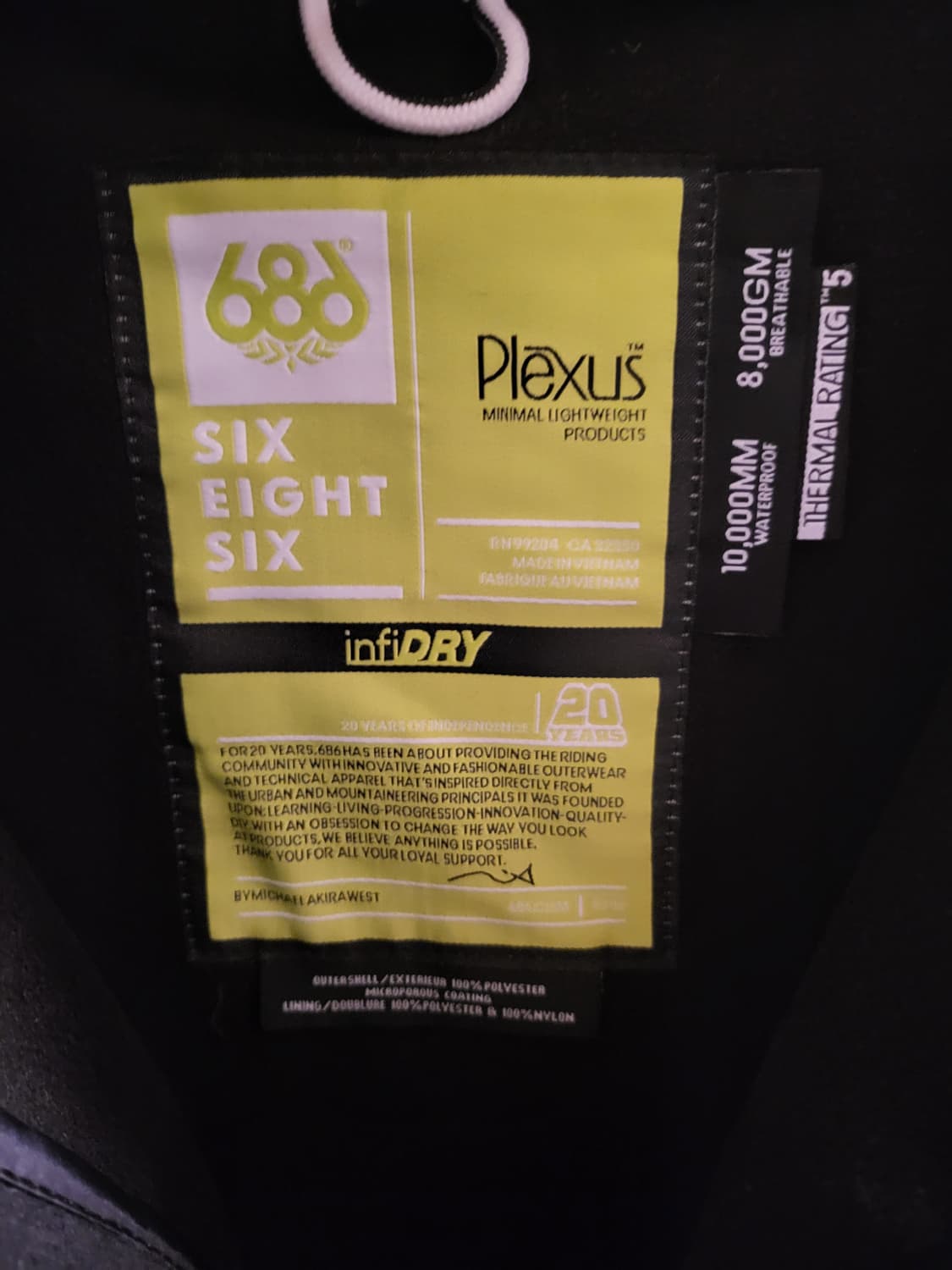 686 플렉서스 소프트쉘 스키보드자켓 상품이미지7