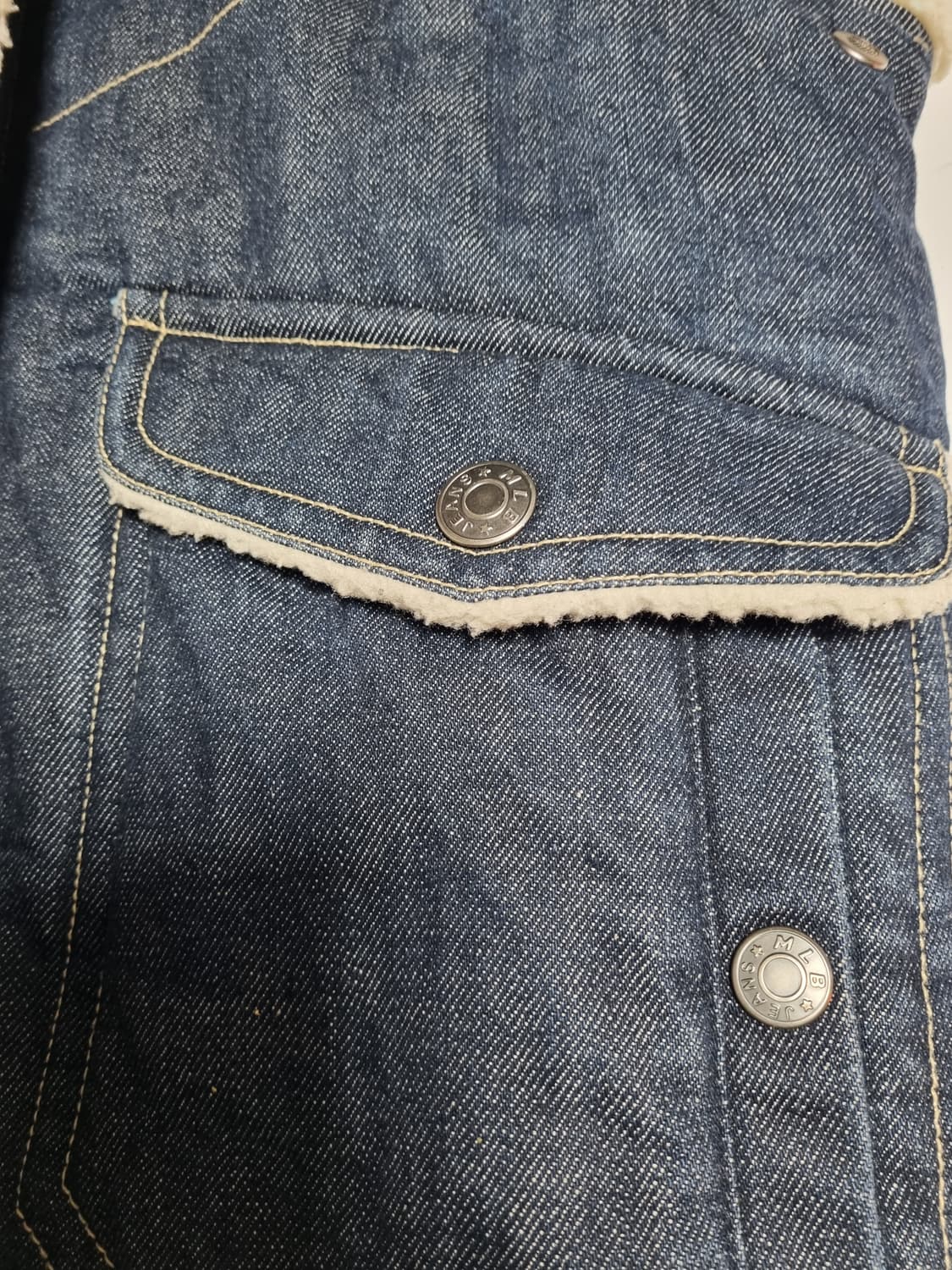 MLB 샌프란시스코 후드 데님 조끼 상품이미지5