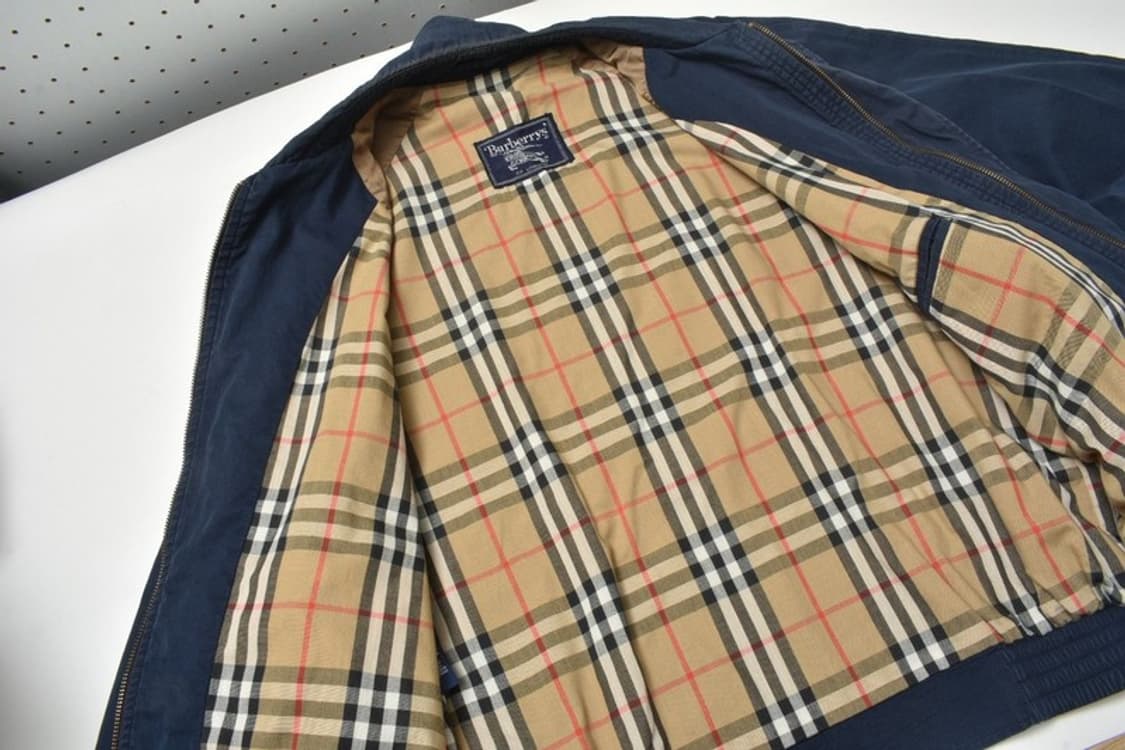 90S USA 버버리 블루종 자켓 S N1189 상품이미지8
