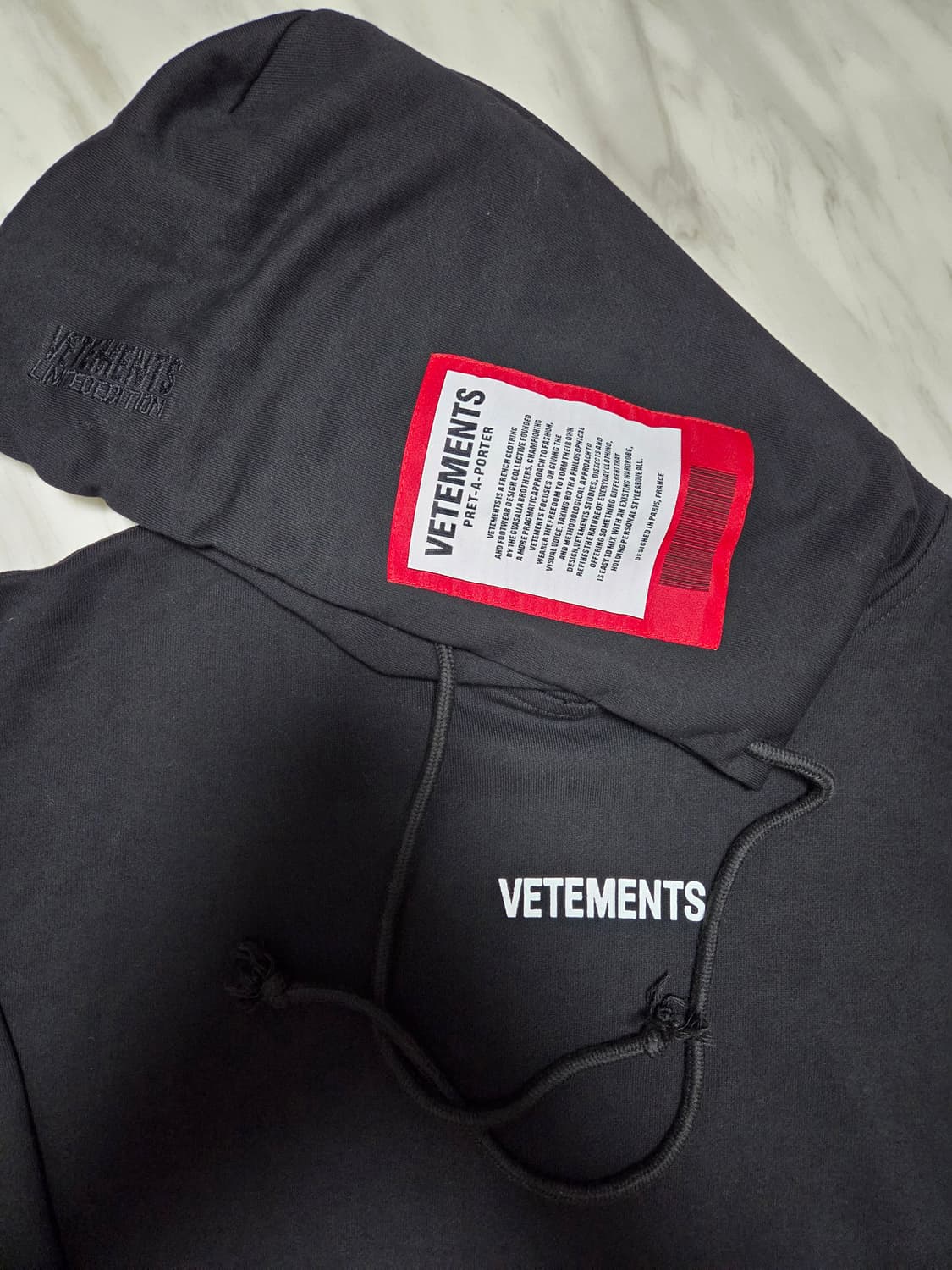 베트멍 로고패치 후드티  상품이미지3