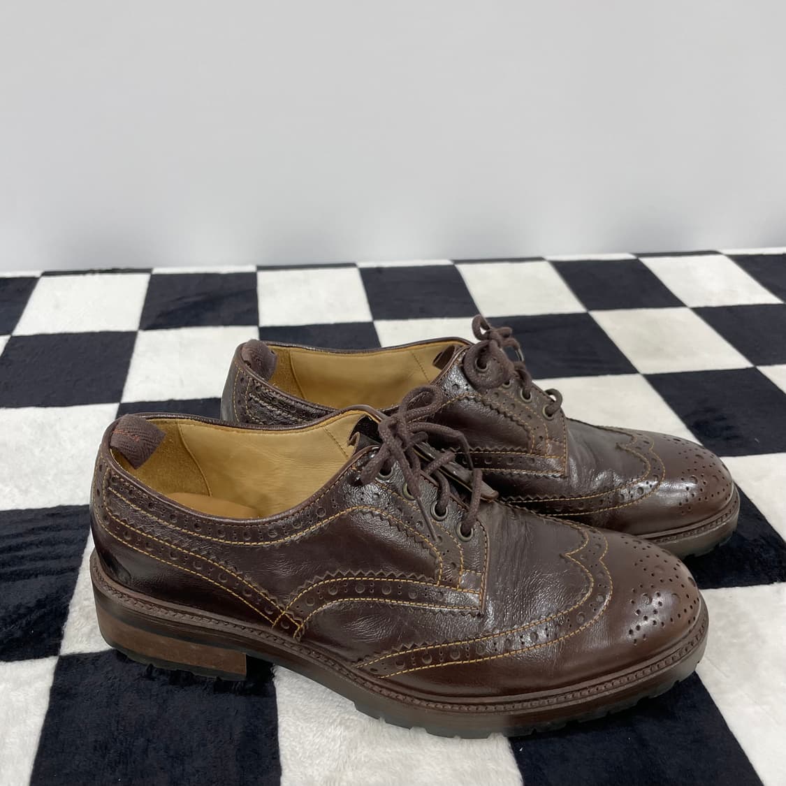 버팔로 브라운 윙팁 더비 슈즈 270mm 상품이미지1