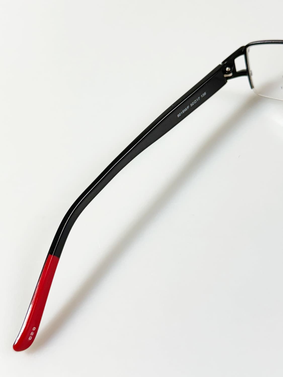 A.ONE 블랙 메탈 반무테 스퀘어 프레임 빈티지 안경 상품이미지7