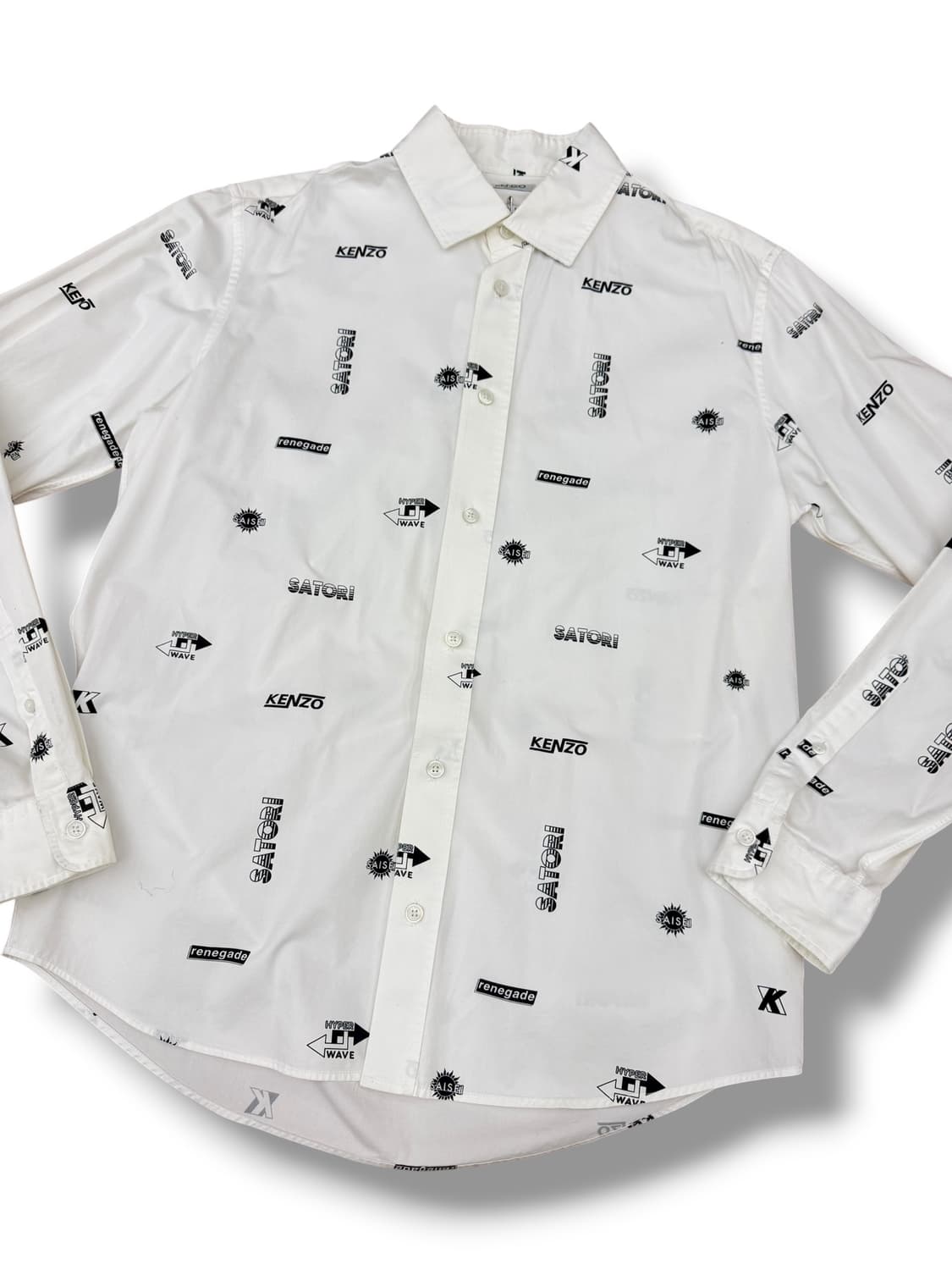 겐조 멀티로고 모노그램 화이트 셔츠 상품이미지3