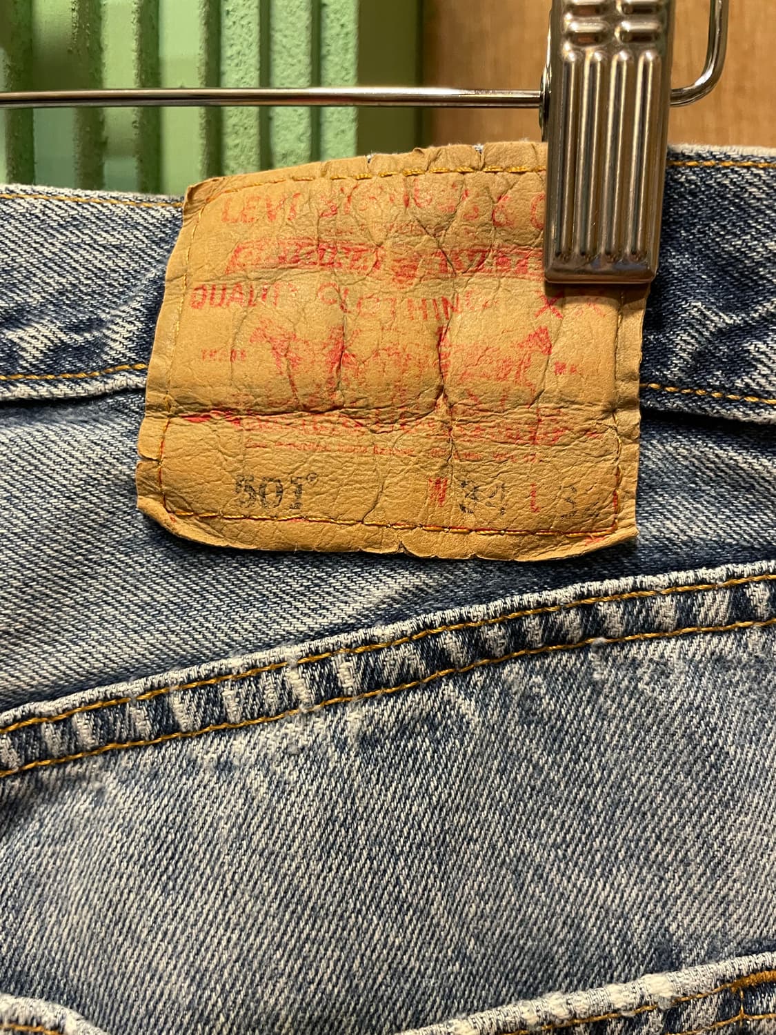 1990’s Levi’s 501 Button Fly Denim Pants 상품이미지9