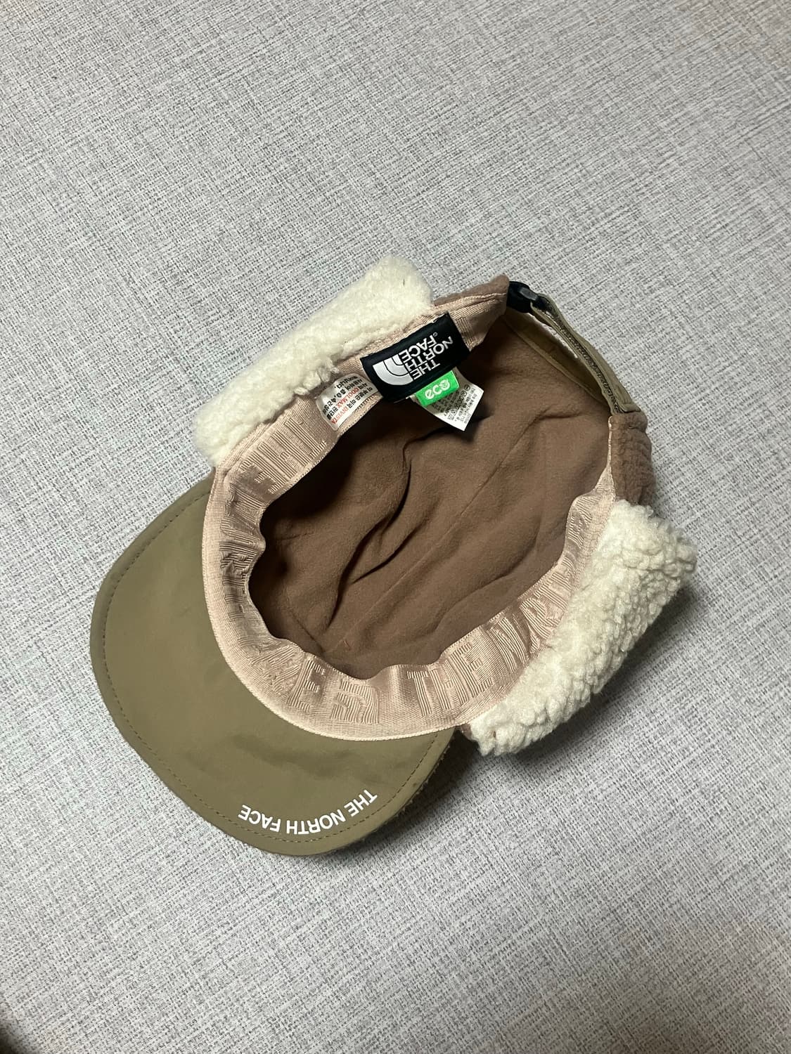 Northface 노스페이스 이어머프 군밤모자 베이지 상품이미지3