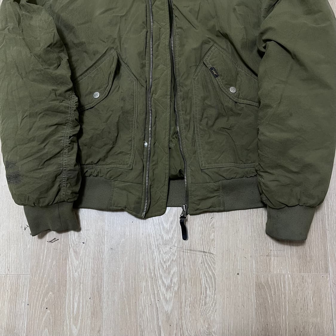 Lee MA-1 봄버 카라 항공점퍼 M/95 상품이미지3