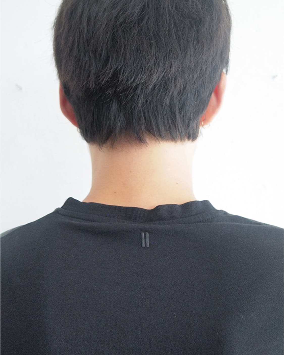 닐 바렛 레더 패널 티셔츠 상품이미지2
