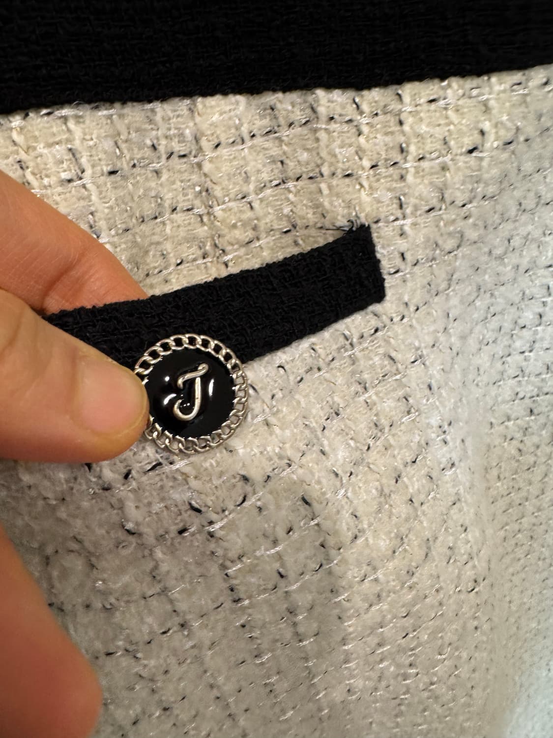 JJ 지고트 트위드 배색 원피스 상품이미지7