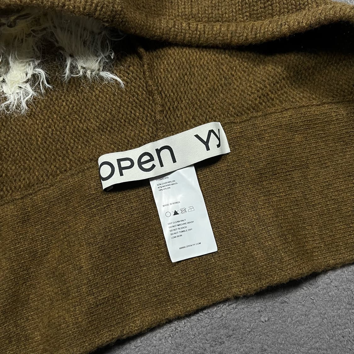 OPEN Yy 오픈와이와이 자카드 후드 머플러  상품이미지6