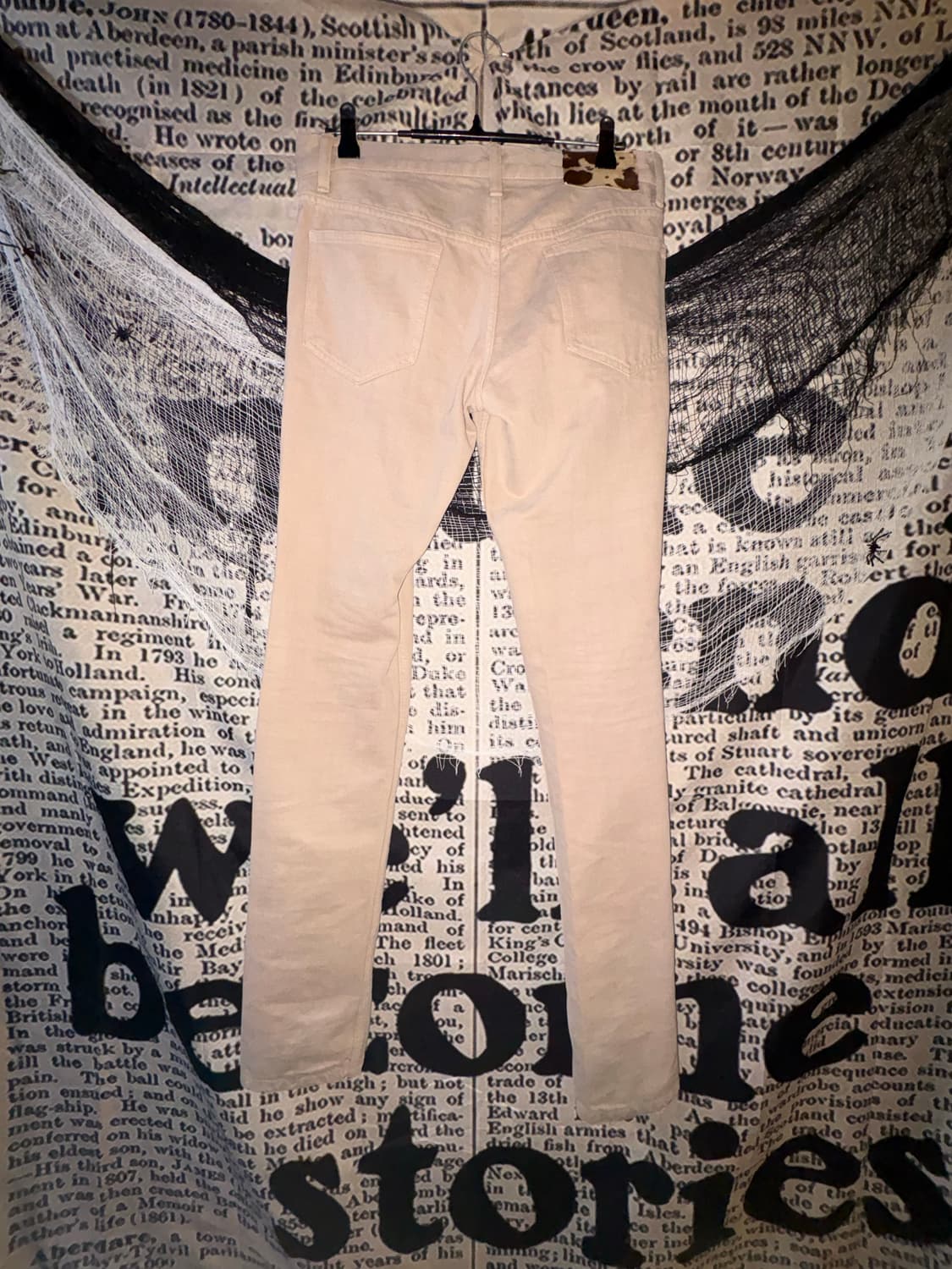 beige grunge denim pants 상품이미지9