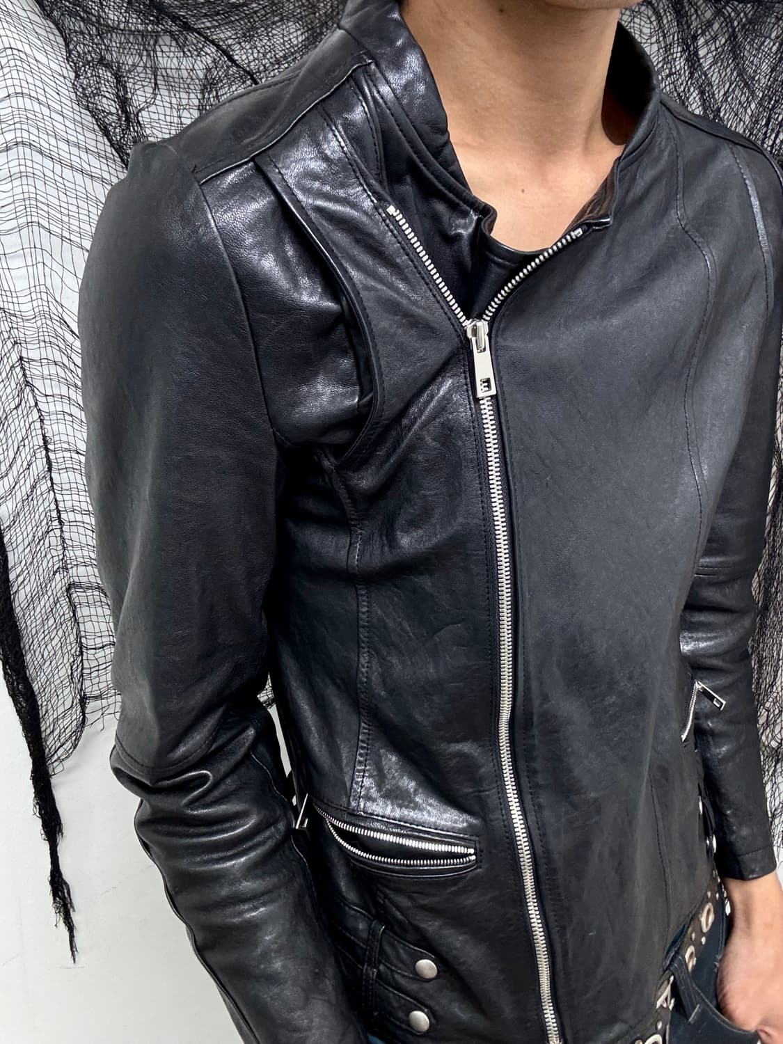 [SheepSkin] Two-Side Zippder Black Layer 상품이미지5