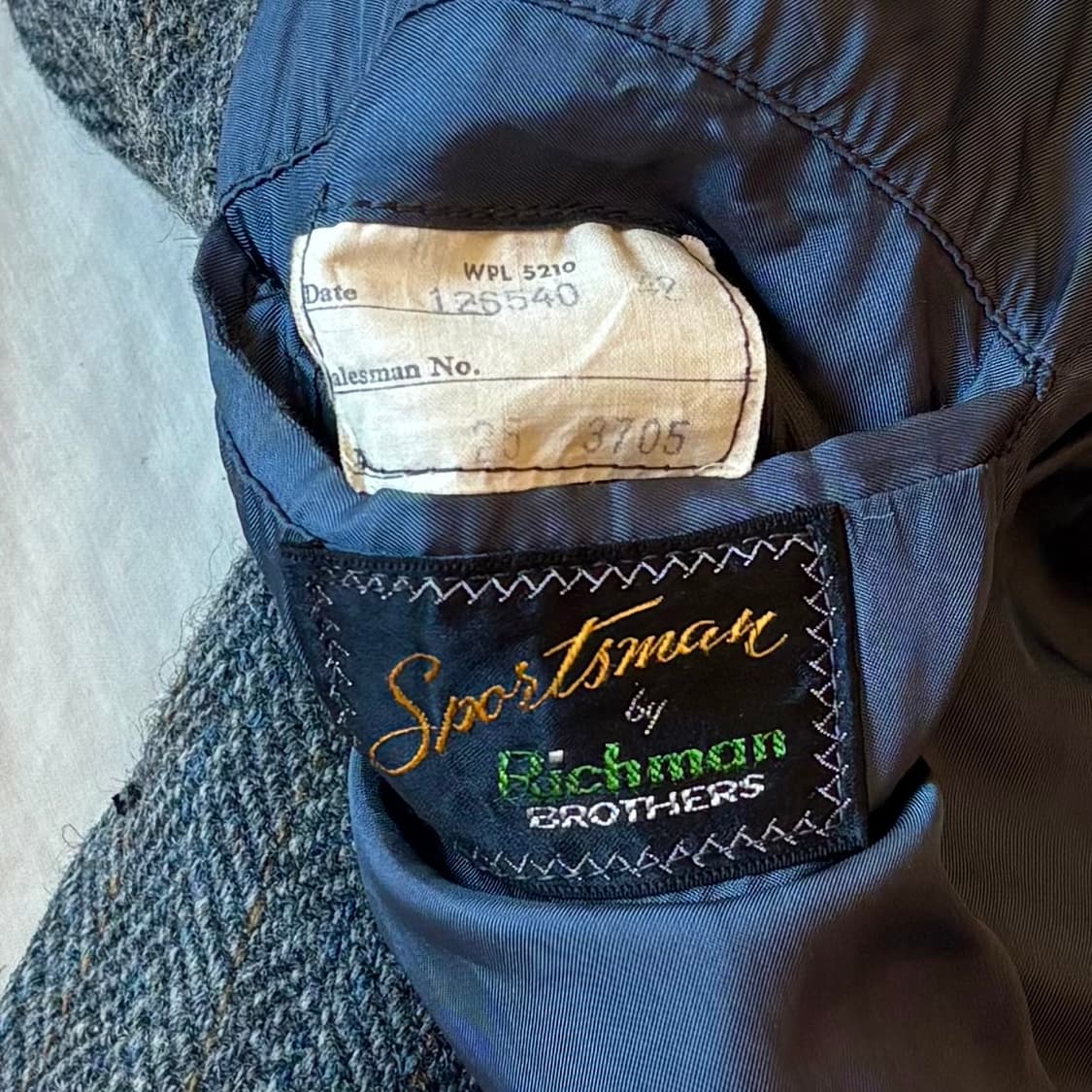 50s USA Harris Tweed & Richman BROTHERS 상품이미지8