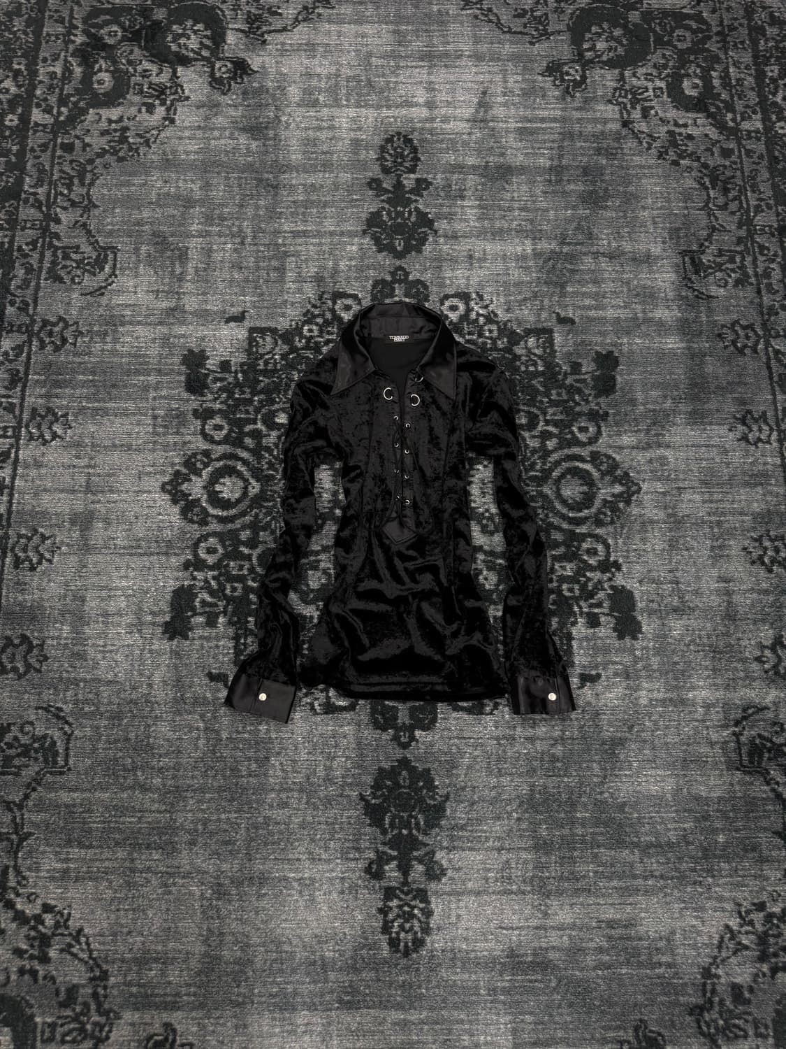 Tornado mart 00s archive lace up velour  상품이미지1