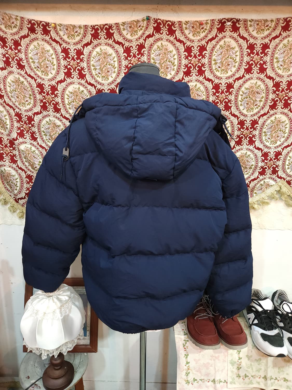 폴로 랄프로렌 네이비 오리털 숏패딩 점퍼 상품이미지7