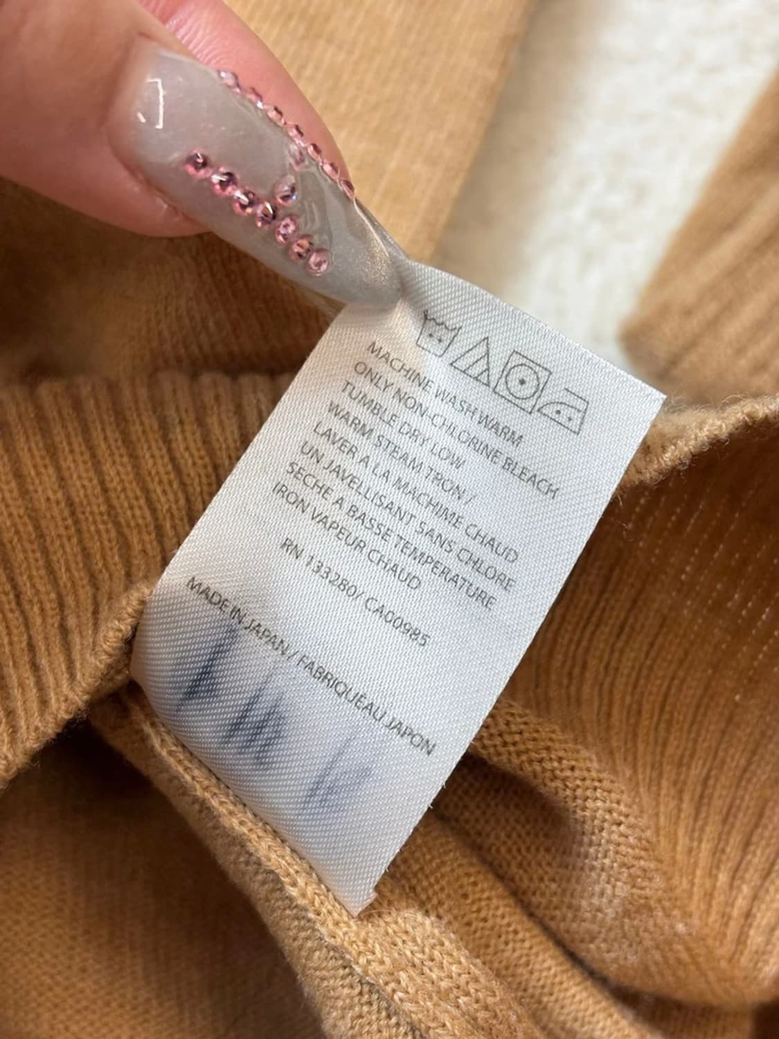 메종키츠네 더블 폭스 헤드 코튼 니트 PN6477 상품이미지6