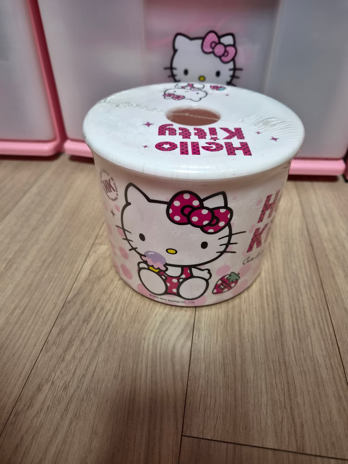 헬로키티 고전키티 롤휴지 케이스 보관함 상품이미지1
