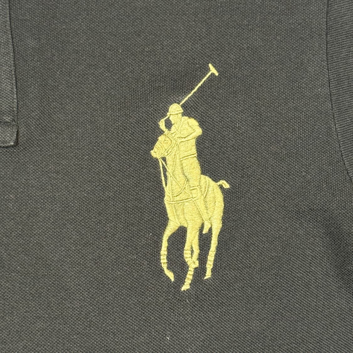 L) 폴로 랄프로렌 빅포니 반팔 카라티 블랙 올리브 상품이미지5