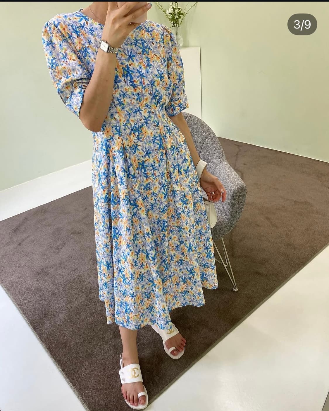 허앤쉬 플라워 드레스 상품이미지3