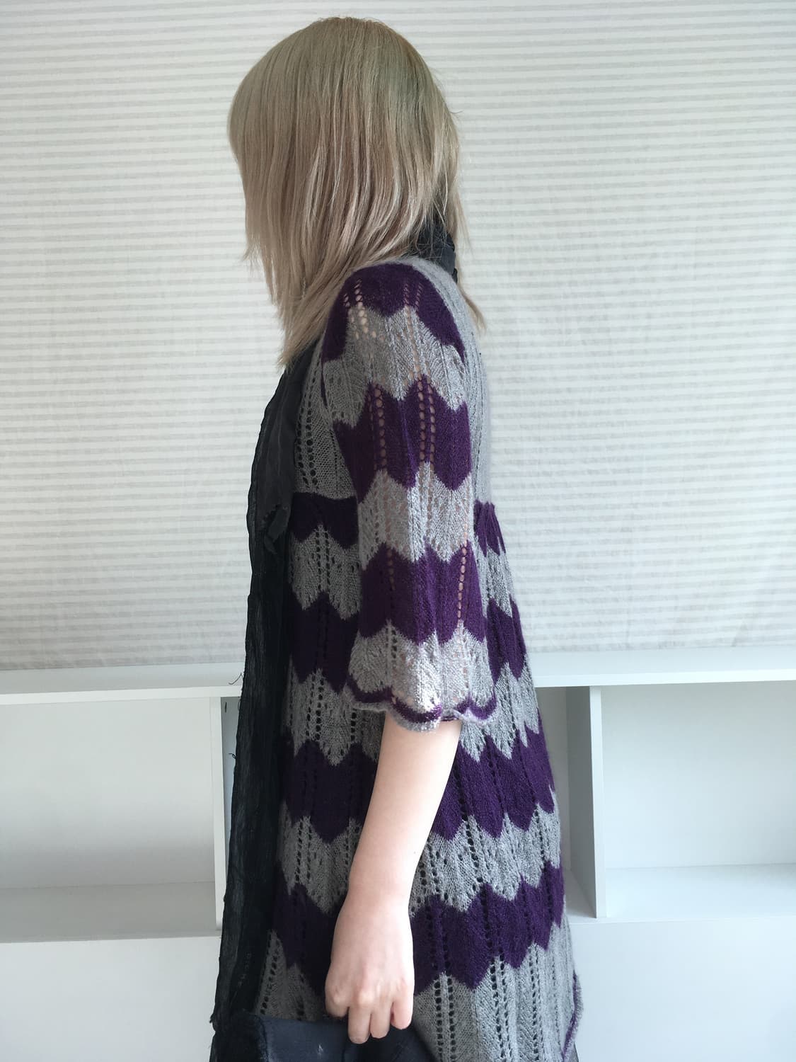 jpn vintage charcoal gray kiki knit ops 상품이미지6