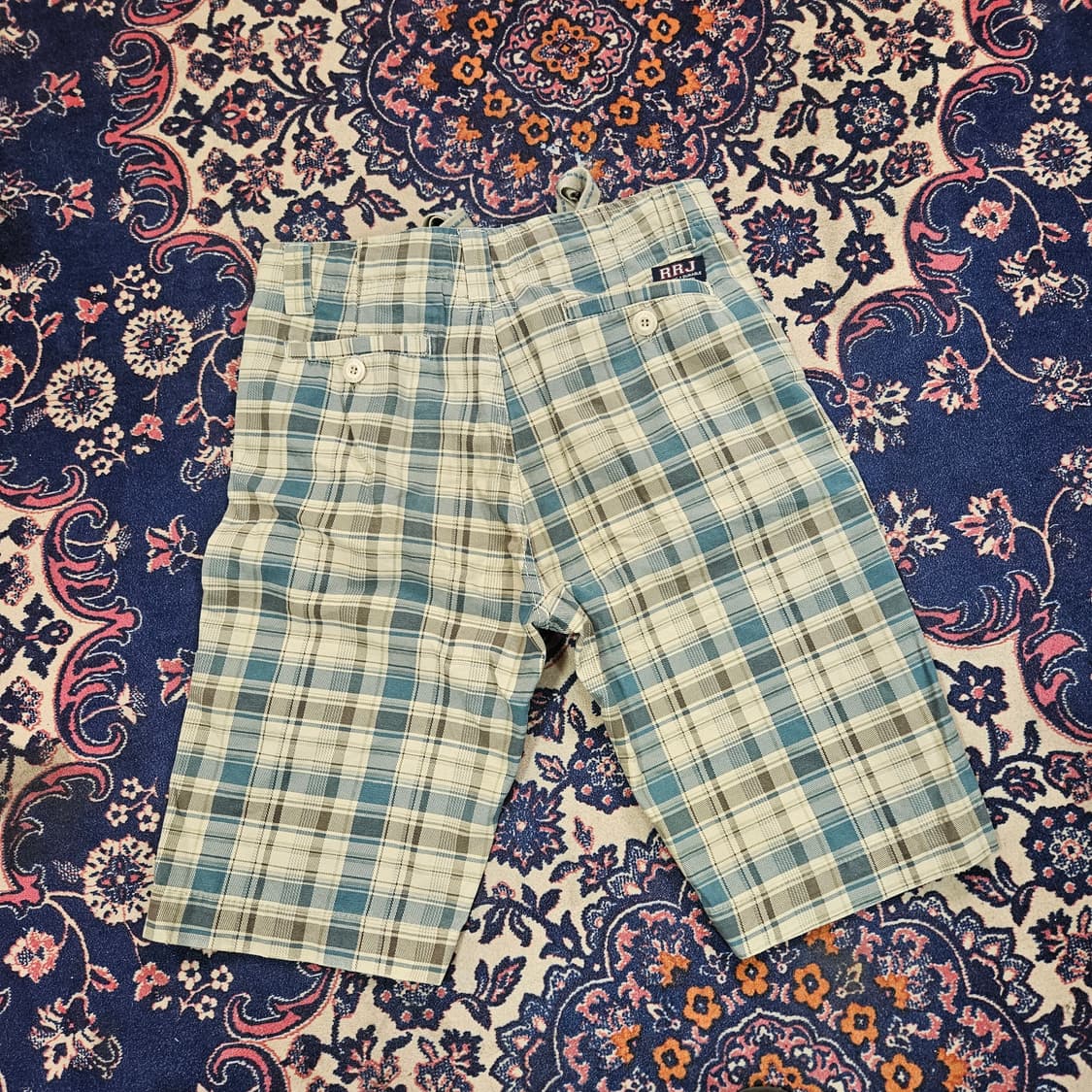 RRJ (ROUGH RIDER JEANS) 체크 반바지 상품이미지6