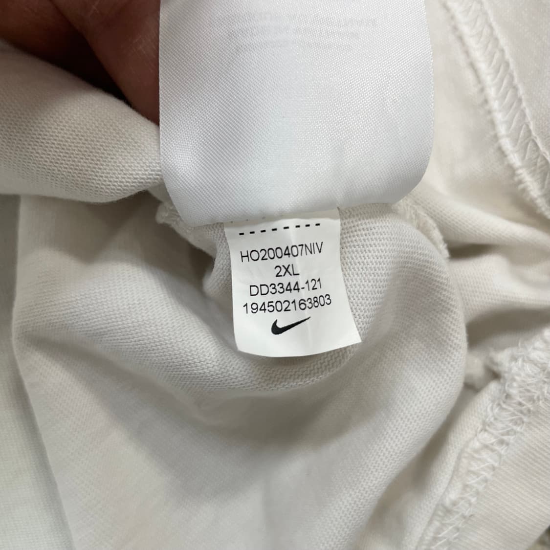 스투시 x 나이키 SS링크 롱슬리브 화이트 상품이미지6
